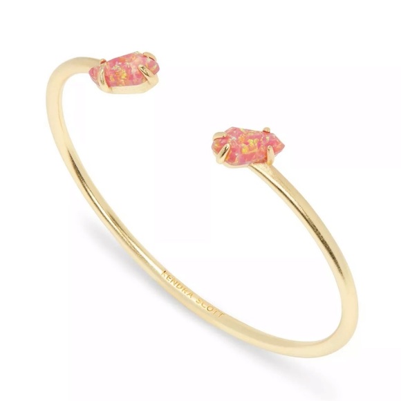 Price Firm Kendra Scott Opal Jackson Cuff Bracelet - Picture 3 of 8